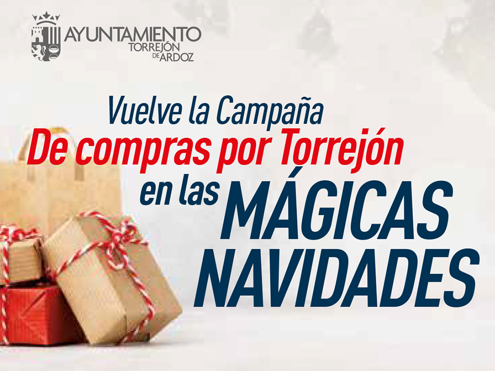 Desde hoy y hasta el próximo 29 de octubre permanecerá abierto el plazo de inscripción para los comercios que quieran participar en “De compras por Torrejón en las Mágicas Navidades” 