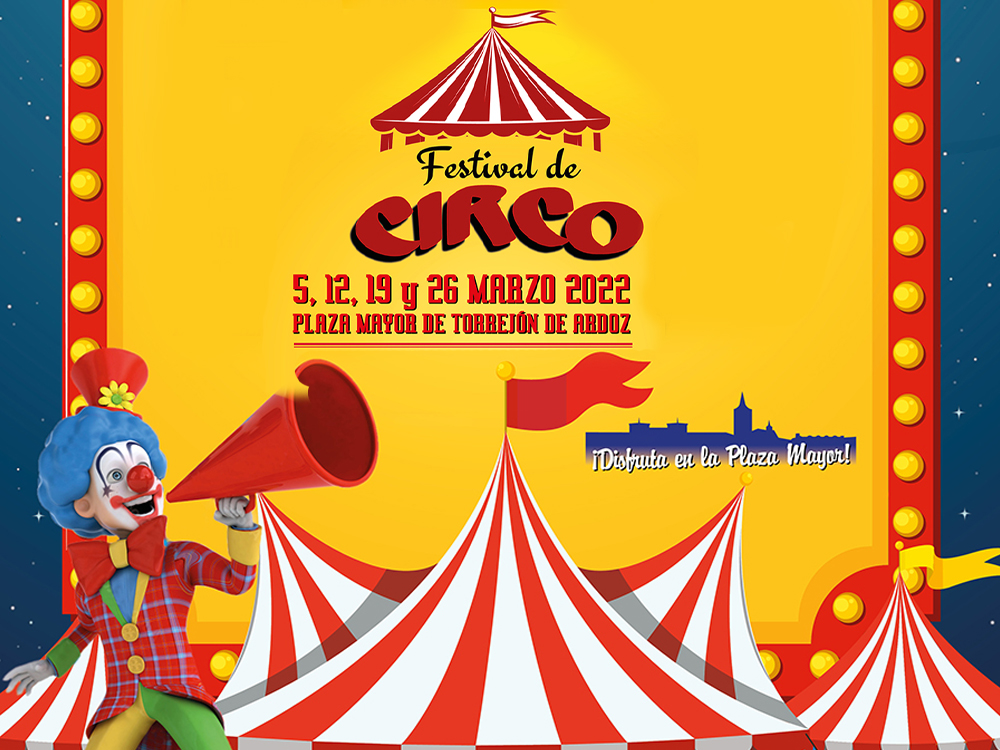La Plaza Mayor de Torrejón de Ardoz acoge mañana sábado, a las 12 de la mañana, el Festival de Circo con zancudos con globoflexia y payaso maestro de ceremonias